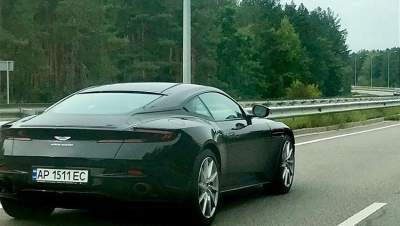 В Украине видели редкий спорткар Aston Martin