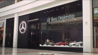 Mercedes открыла магазин для детей