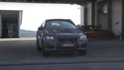 Новый BMW X6 видели на тестах