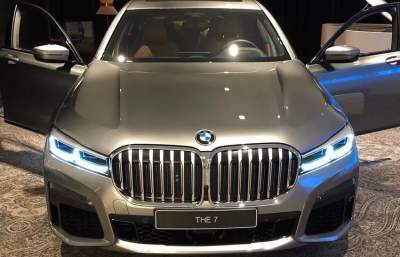 Появилось первое "живое" фото обновленного седана BMW 7