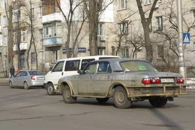 В Киеве видели автомобиль с необычным «тюнингом» 