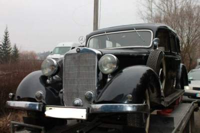 В Украине нашли редкий довоенный Mercedes