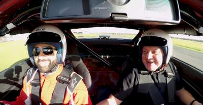 Слепой мужчина стал гонщиком на треке Top Gear 