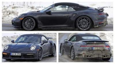 Появились шпионские снимки обновленного кабриолета Porsche 