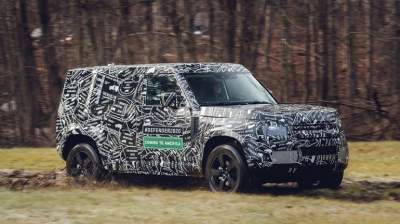 Новый Land Rover Defender испытают в Африке
