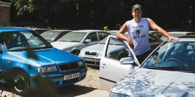 Британец открыл "сиротский приют" для автомобилей Skoda