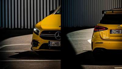 Mercedes-Benz показал допремьерное фото AMG A35
