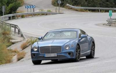 Фотошпионы показали новый гибрид Bentley Continental