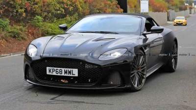 Фотошпионы показали кабриолет Aston Martin без камуфляжа