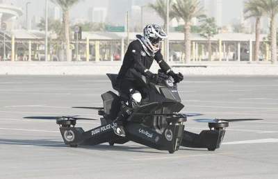 Дубайская полиция пересядет на летающие электромотоциклы 