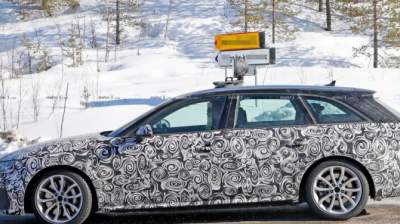 Обновленный Audi S4 Avant показали на шпионских снимках