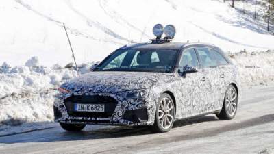Обновленный Audi S4 Avant показали на шпионских снимках